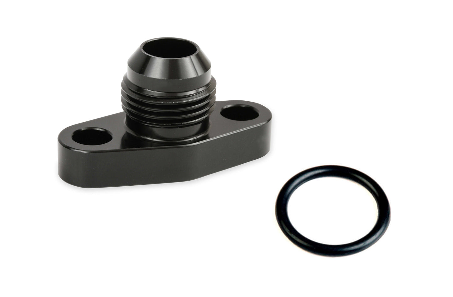 Turbo Oil Drain Back Flange 10an - Black