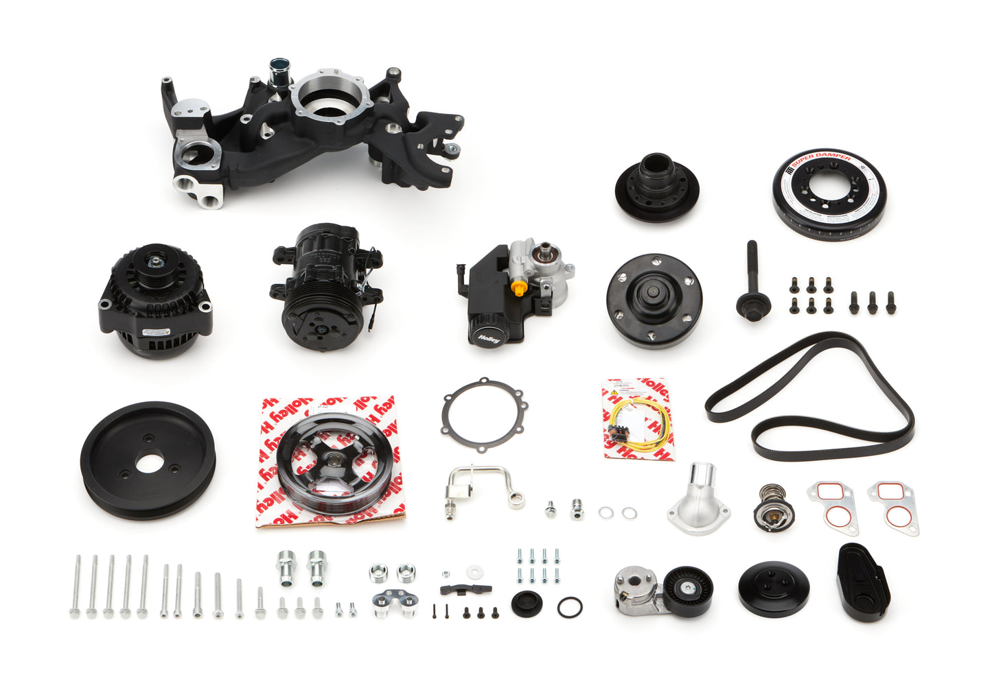 Mid Mount Accessory System LS7 Engine Black