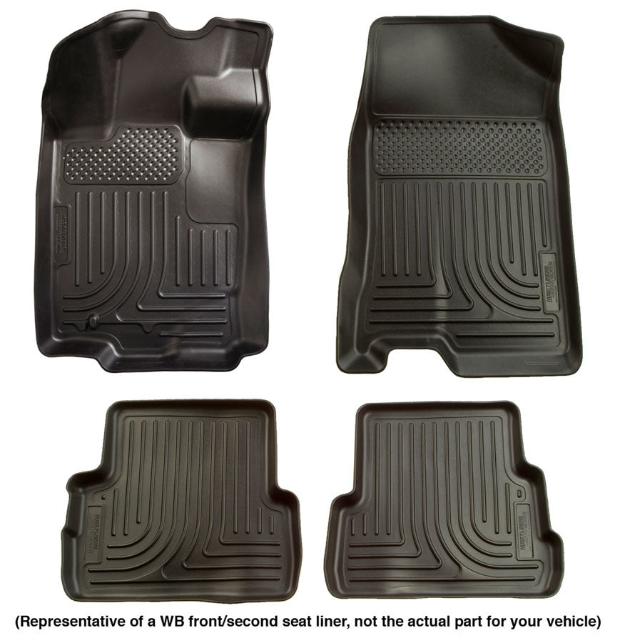 11- Dodge Charger Front /2nd Floor Liners Black