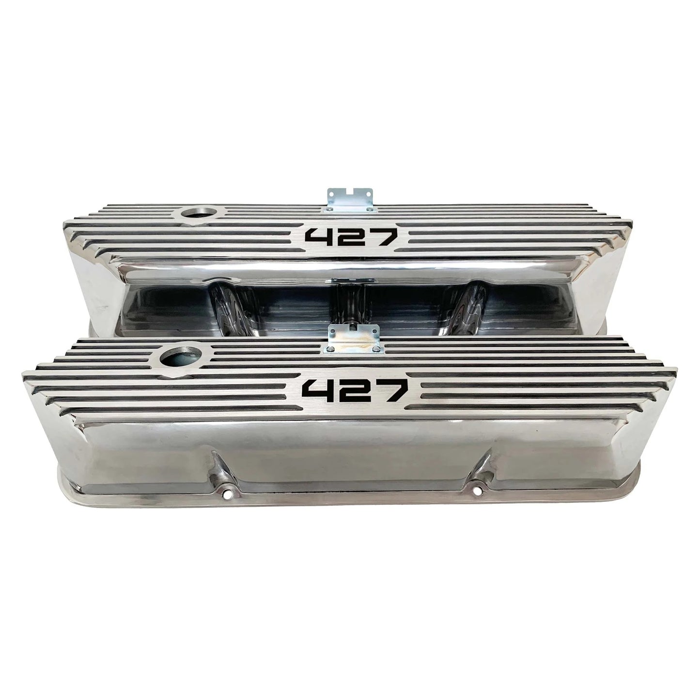 Valve Covers Aluminum Tall Ford 427 CID Logo