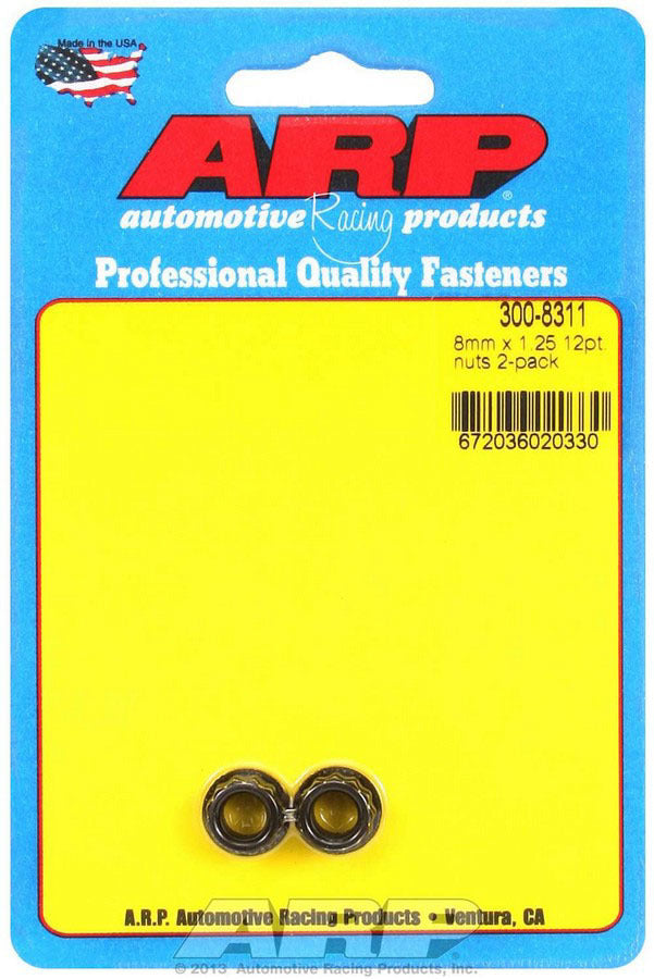 8mm x 1.25 12pt. Nuts 2