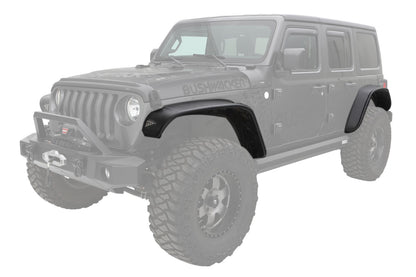 18- Jeep JL 4DR Fender Flares 4Pc Flat Style