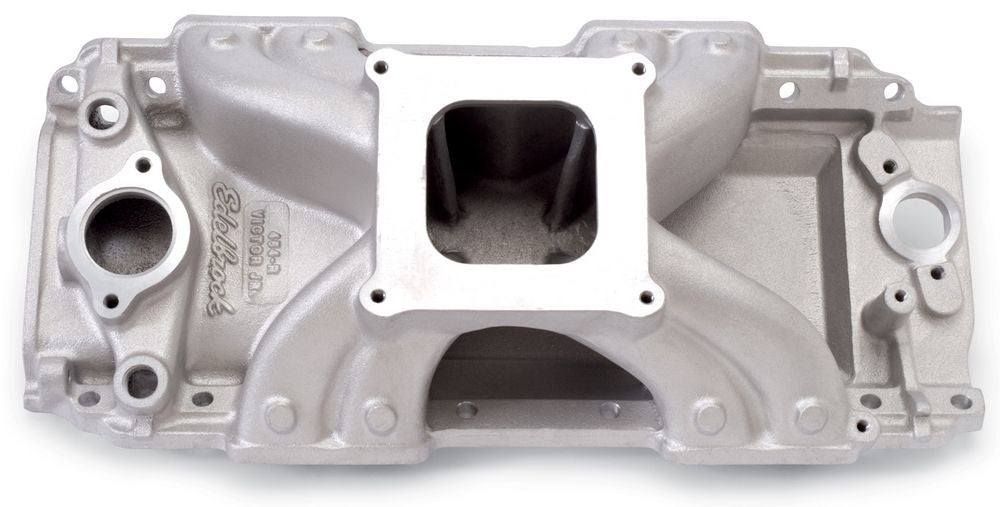 Edelbrock BBC Victor Jr. 454-R Manifold - 396-502 Edelbrock BBC Victor Jr. 454-R Manifold - 396-502