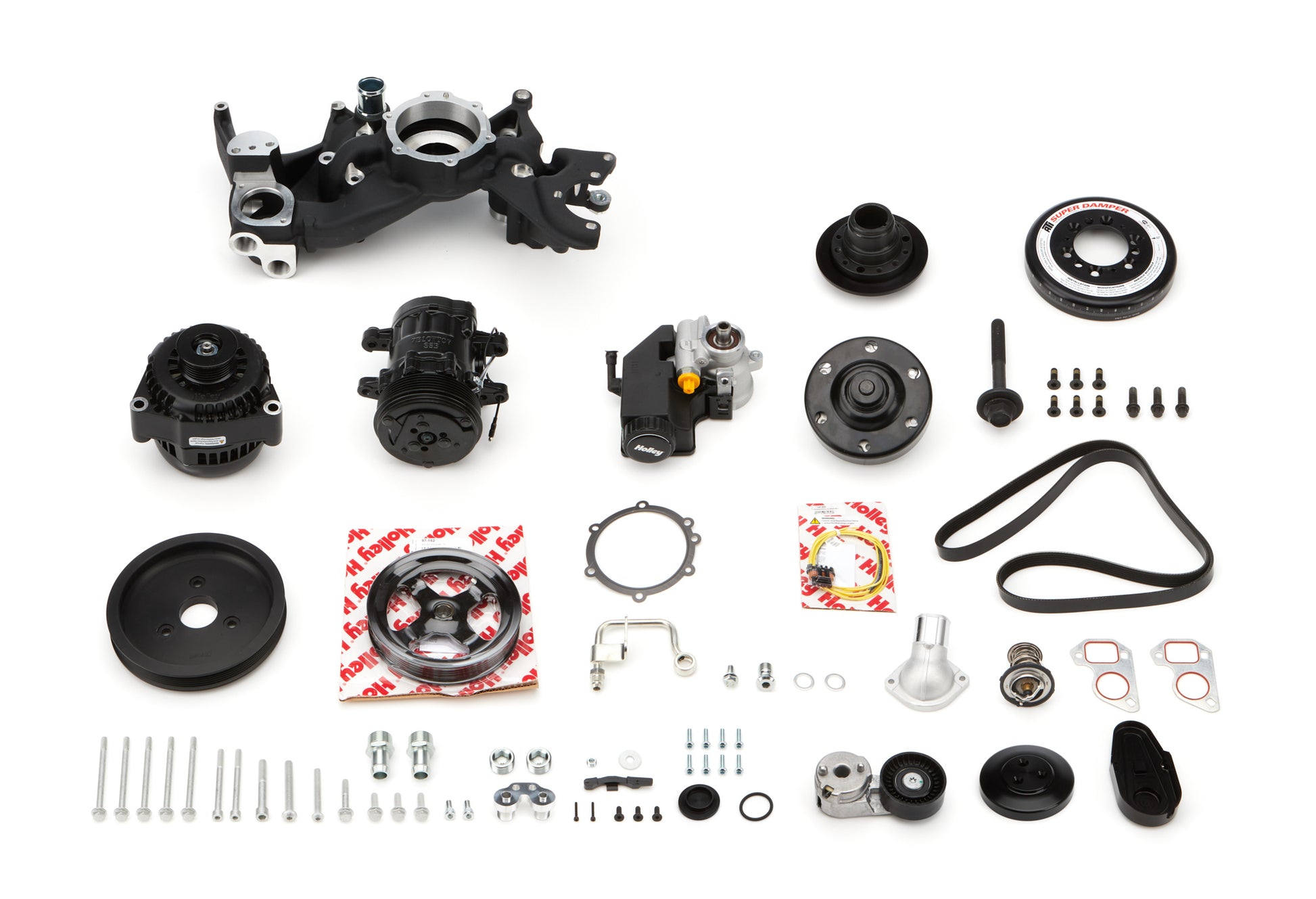 Mid Mount Accessory System LS7 Engine Black