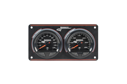 Waterproof SMI 2 Gauge Panel OP/WT - Hidden Performance Racing