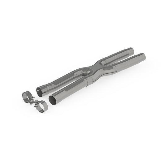 15- Mustang 2.5in Reso nator Bypass X-Pipe
