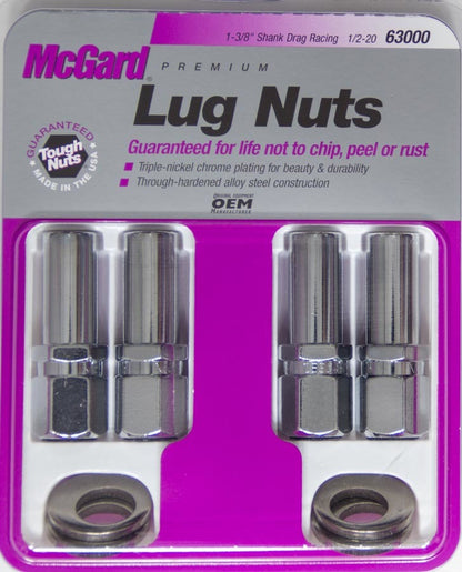 LUG NUT 1/2 X-LONG SHANK W/ OFFSET WASHER RACE 4