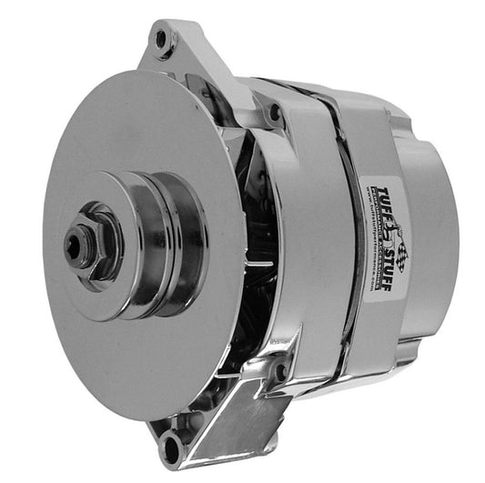 GM Alt w/Int Reg 80 Amp Polished 1-Wire V Groove - Hidden Performance Racing