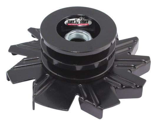 Alternator Stealth Black Fan and Pulley Combo - Hidden Performance Racing