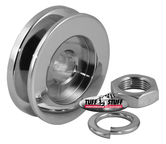 Alternator Chrome Single V-Pulley - Hidden Performance Racing