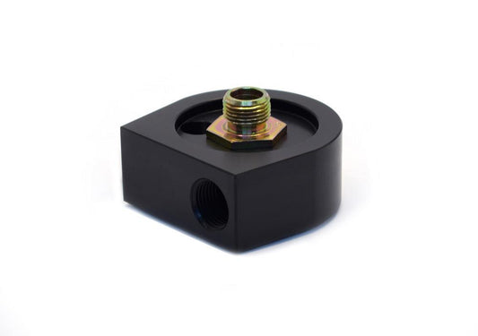 Canton 22-569 Alum Oil Input Adapter Universal Sandwich Style 22MM -1.5, 2 5/8"