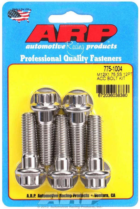 S/S Bolt Kit - 12pt. 5 12mm x 1.75 x 40mm