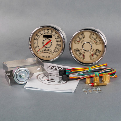 Woodward 2 Gauge Kit Speed/Tach Quad Gauges