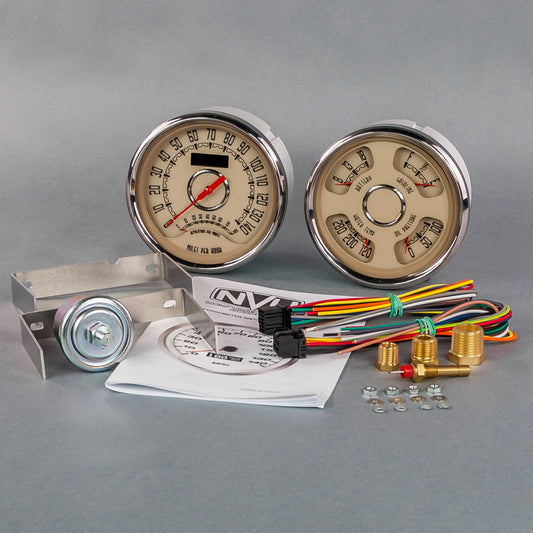 Woodward 2 Gauge Kit Speed/Tach Quad Gauges